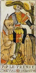 Tarot Jean Dodal Cavalier de Bâton