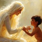 Un esprit bienveillant accompagne et joue avec un enfant médium