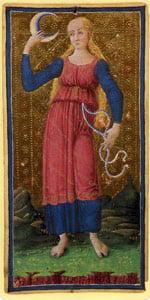 Tarot Visconti Sforza La Lune