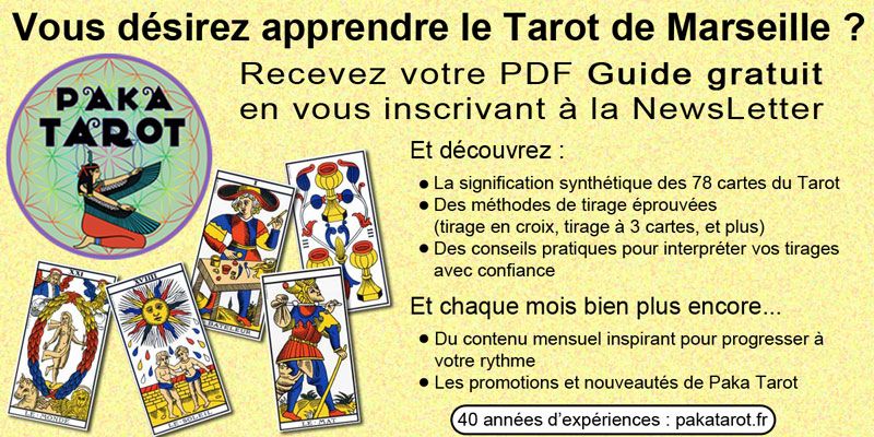 Guide sur la signification des 78 cartes du Tarot, PDF gratuit